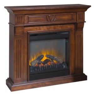 Beethoven Orzech LED - Elektryczny Kominek Z Obudową Dimplex