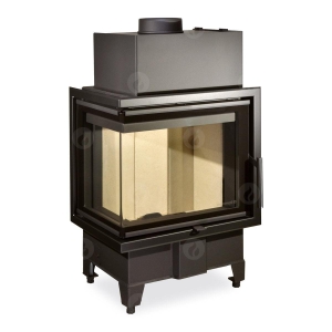 Wkład kominkowy ROMOTOP HEAT L 2g S 50.44.33.13 gięta szyba NAROŻNY LEWY