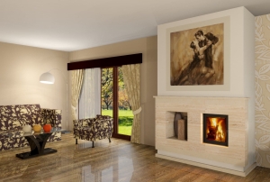 Obudowa kominkowa FIRE-SMART 005 kominek z montażem