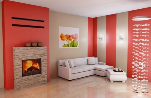 Obudowa kominkowa FIRE-SMART 001 kominek z montażem