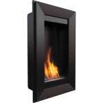 Biokominek wiszący CHARLIE 2 czarny na zamówienie