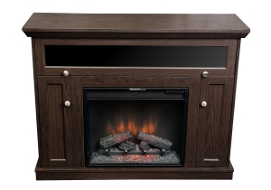 Szafka RTV z wkładem elektrycznym Windsor espresso