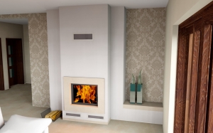 Obudowa kominkowa FIRE-SMART 017 kominek z montażem