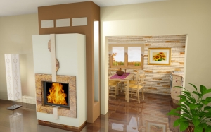 Obudowa kominkowa FIRE-SMART 011 kominek z montażem