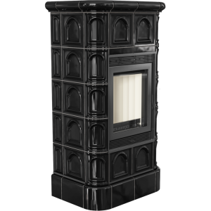 Piec wolnostojący BLANKA 8 kafel czarny