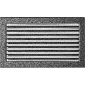 Kratka czarno-srebrna z żaluzją 22x37