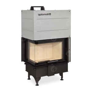 Wkład kominkowy ROMOTOP DESIGN ANGLE L 2g L 66.44.44.01 gięta szyba NAROŻNY LEWY