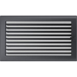 Kratka grafitowa z żaluzją 22x37