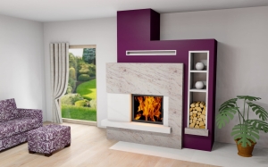 Obudowa kominkowa FIRE-SMART 013 kominek z montażem