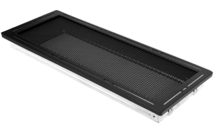 Kratka kominkowa TREND 16x45cm czarny mat