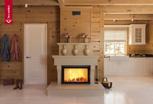 Obudowa kominkowa FIRE-PROSTA SZYBA 069 kominek z montażem