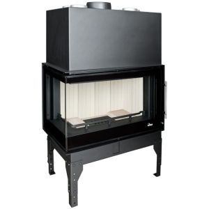 Wkład kominkowy UNIFLAM 860 EVO LBS gięta lewa boczna szyba