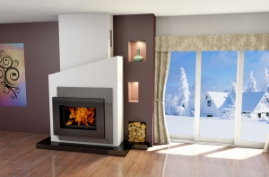 Obudowa kominkowa FIRE-SMART 048 kominek z montażem