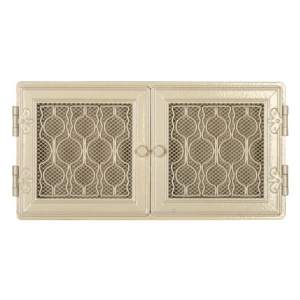 Kratka kominkowa stylowa 21x43cm biały antyk