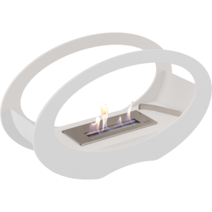 Biokominek wolnostojący ECHO biały