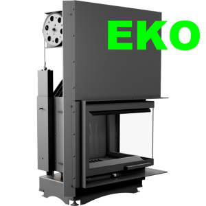 Wkład kominkowy powietrzny MAJA 8 prawy BS gilotyna 8kW