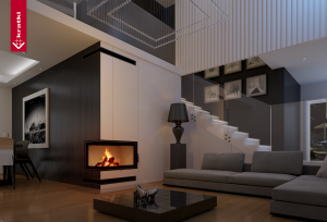 Obudowa kominkowa FIRE-ZIBI NAROŻNY BS DECO 065 kominek z montażem